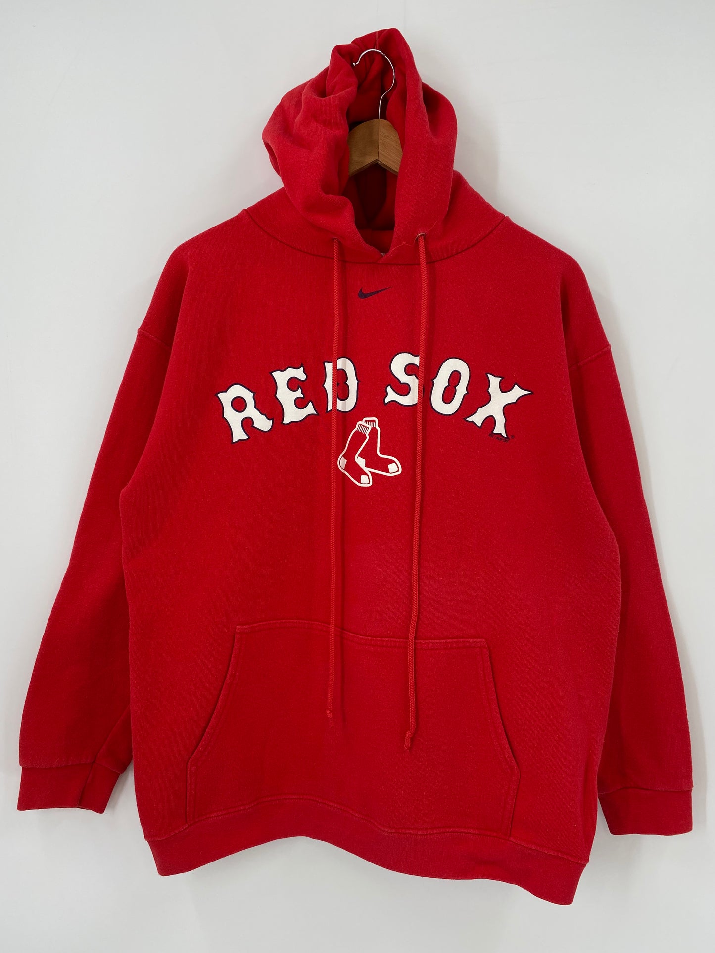 2005 NIKE BOSTON RED SOX Size M Vintage MLB Hoodie Sweat-Shirt / K4053