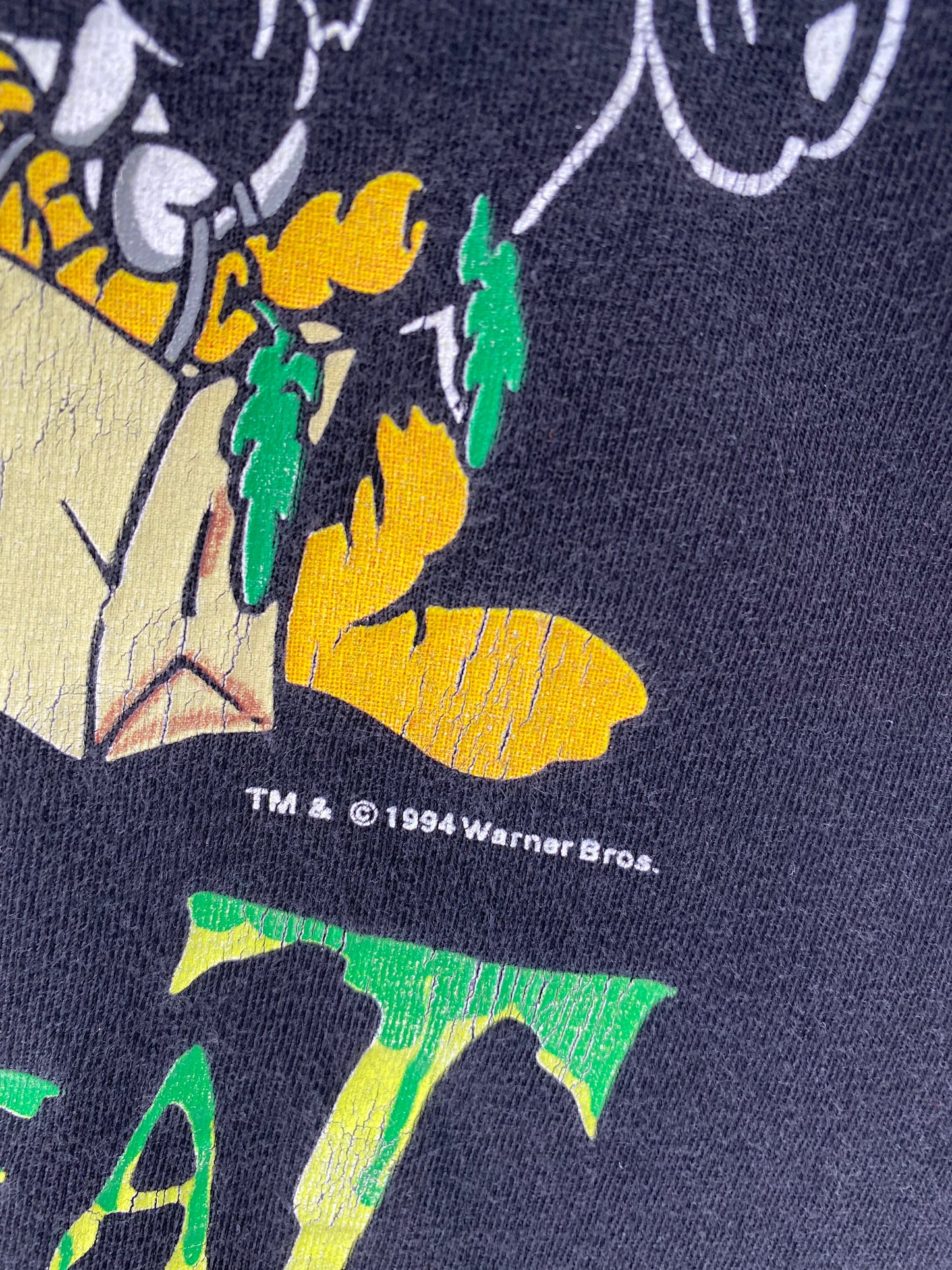 1994 LOONY TUNES Size XL Vintage T-Shirts / A5314