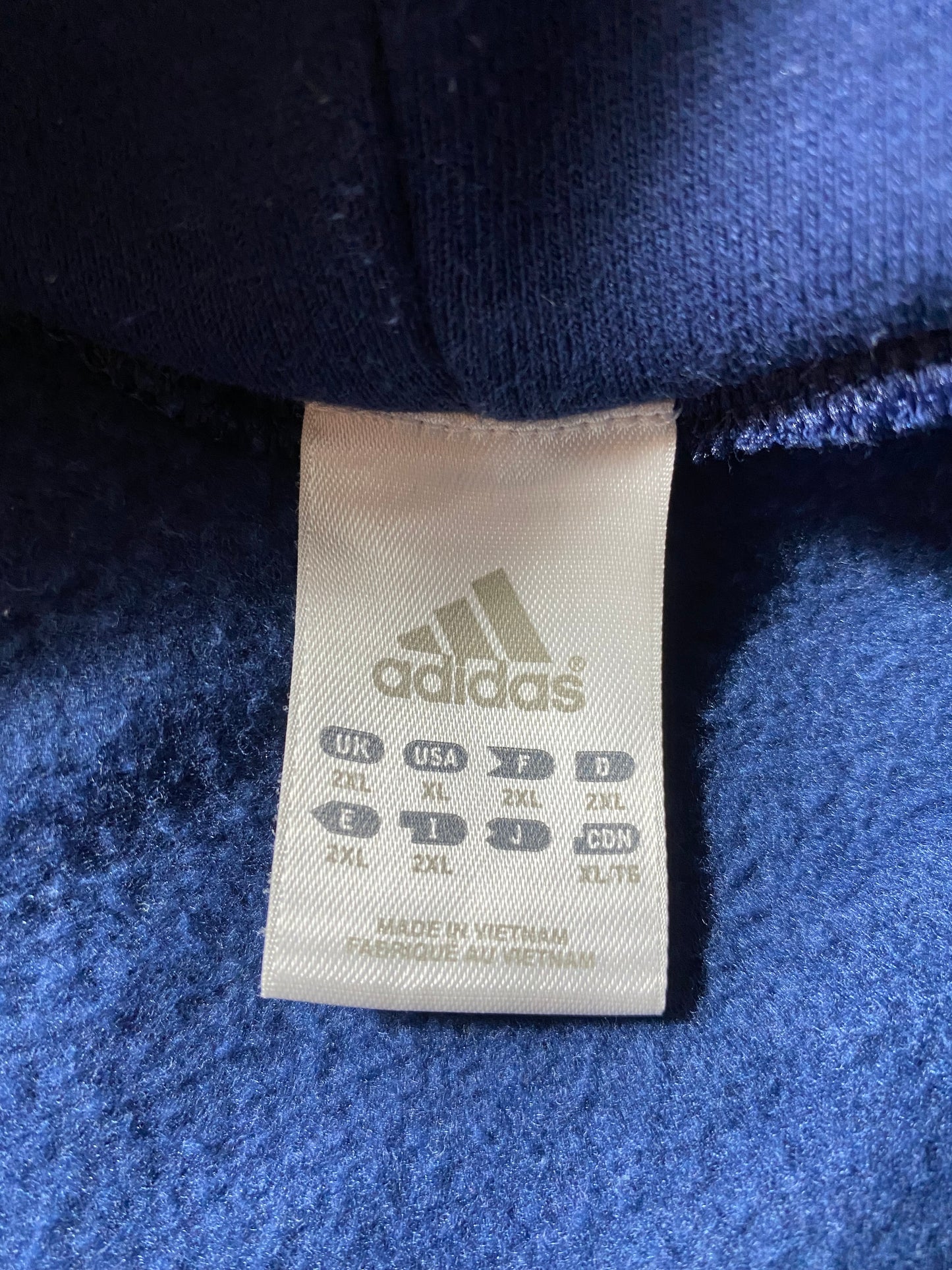 00' ADIDAS Size XL Vintage Hoodie Sweat-Shirts / k1390