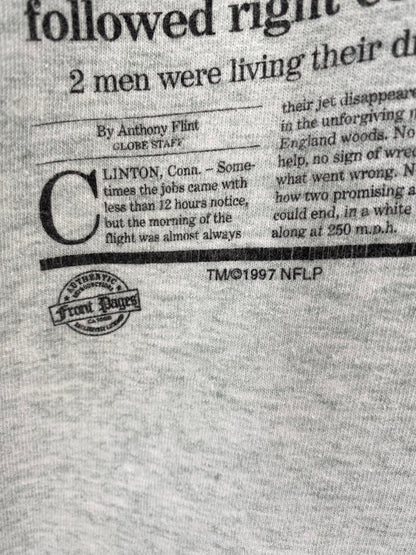 1997' SUPER BALL Made in USA Size XL Vintage NFL T-Shirt / k1652