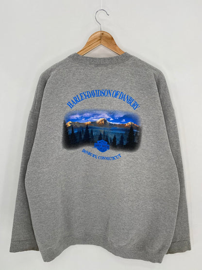 00’ HARLEY DAVIDSON Made in USA Size XL Vintage Sweat-shirt / 6538