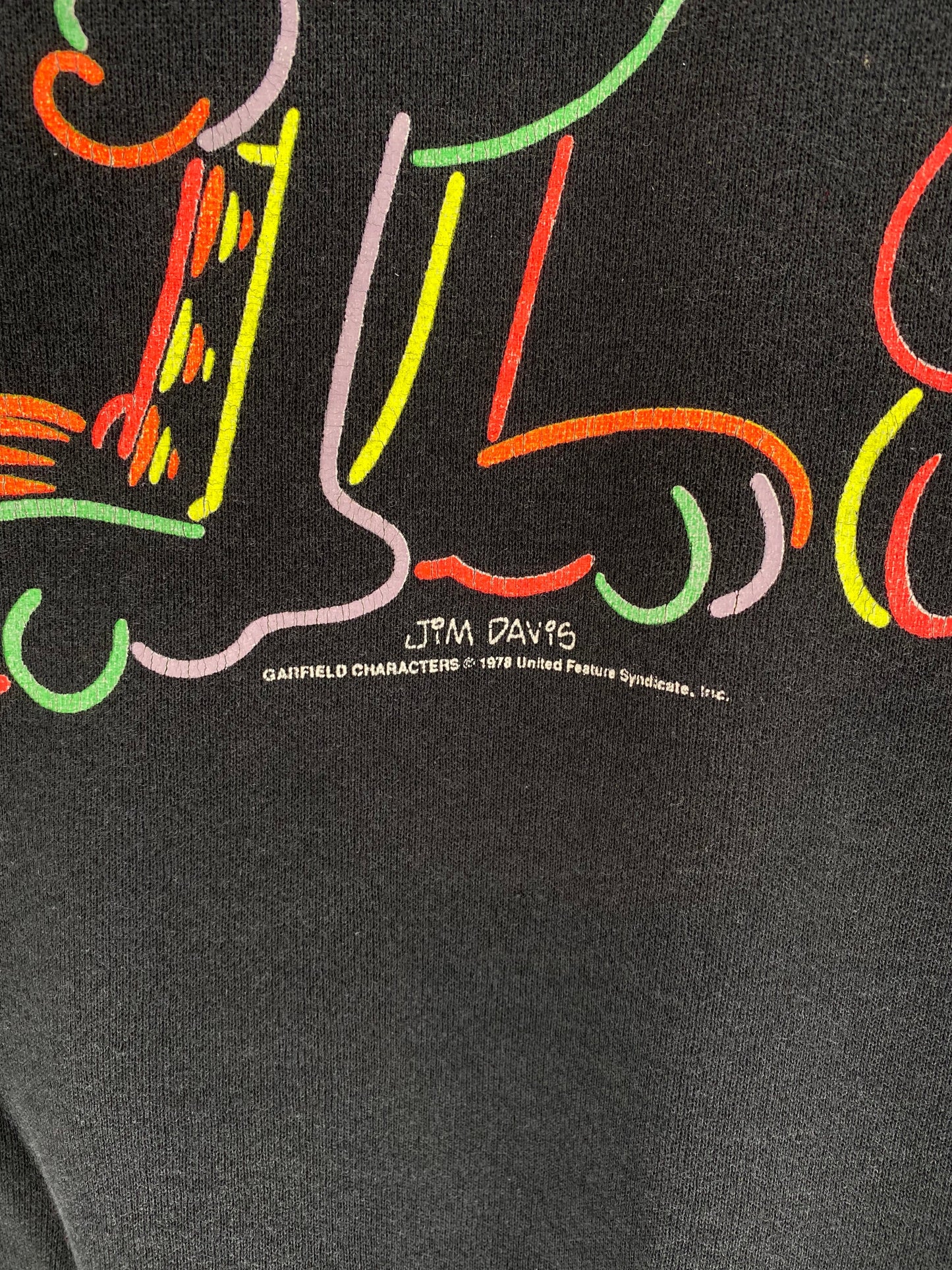 80’s GARFIELD MUNCIE CHILDREN’S MUSEUM Size XL Vintage Sweat-shirt / A572