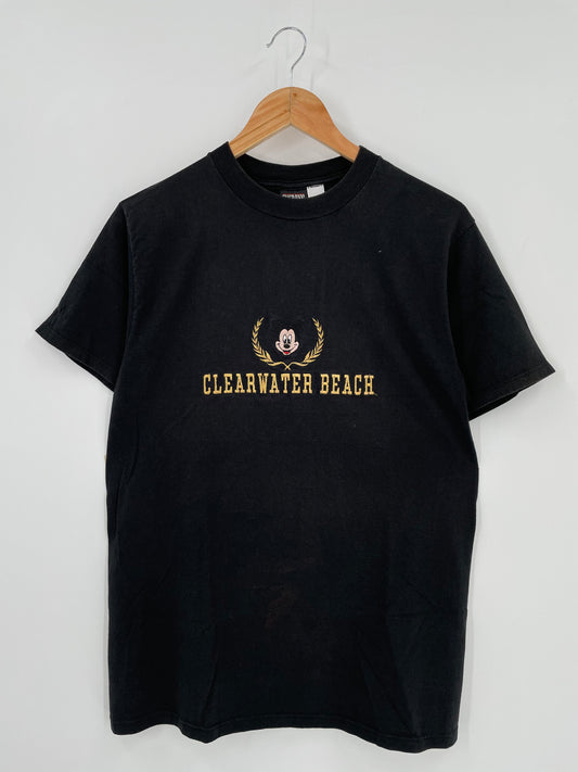 90’s DISNEY MICKEY CLEARWATER BEACH Made in USA Size M T-Shirt / E808