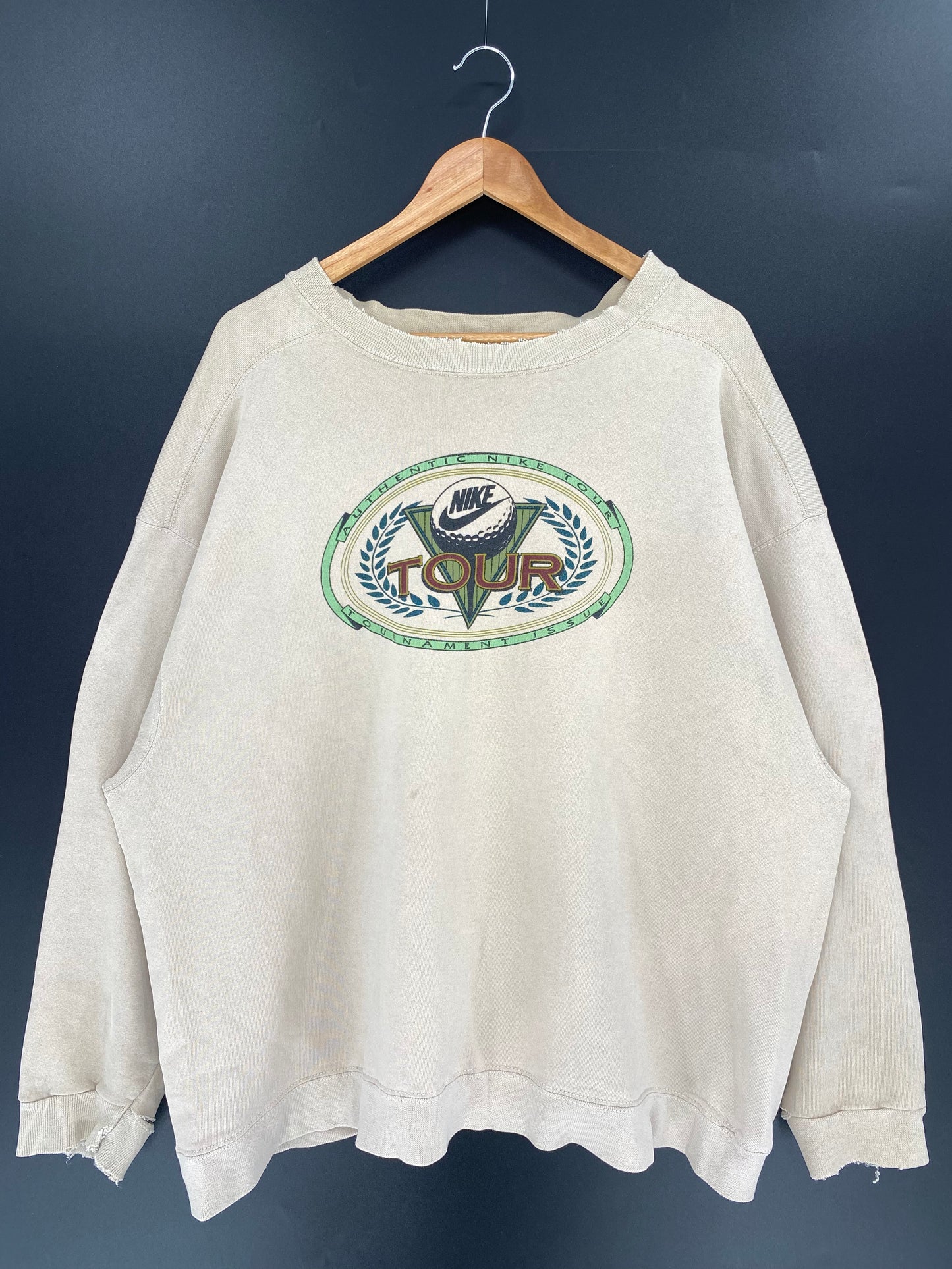 90’s NIKE Golf TOUR  Size No tag(Approx.XXL) Vintage  Sweat-shirt / 9903