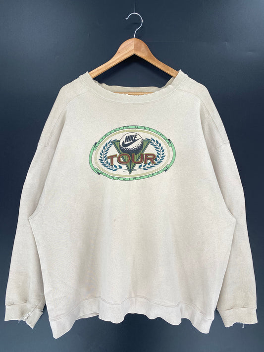 90’s NIKE Golf TOUR  Size No tag(Approx.XXL) Vintage  Sweat-shirt / 9903