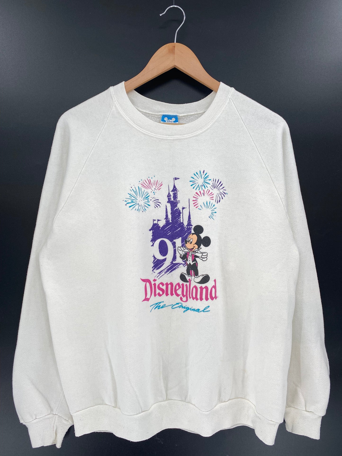 .80’s DISNEY MICKEY Made in USA Size XL Vintage Sweat-shirt / A6248