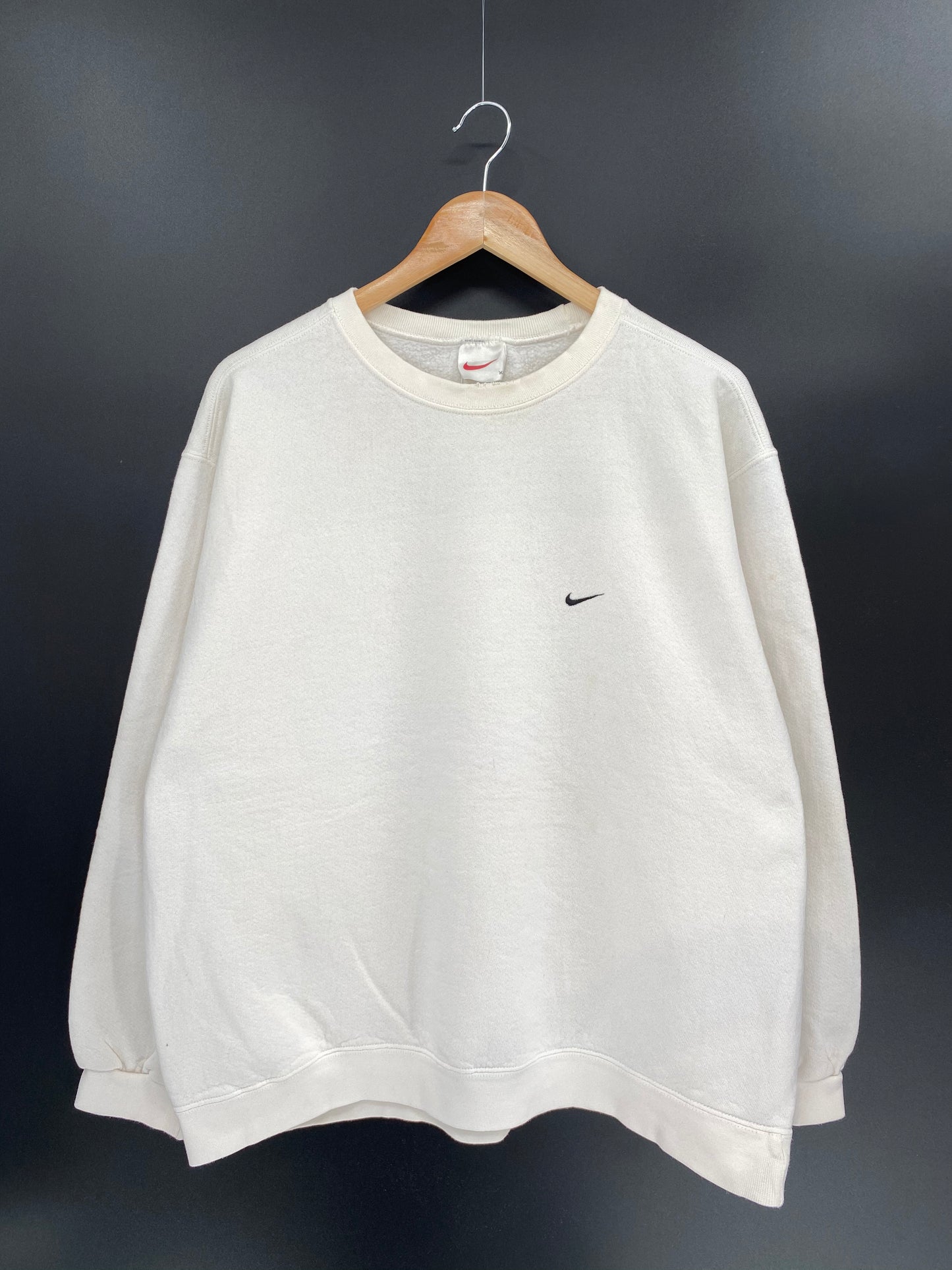 90’s NIKE Mini Swoosh Made in USA Size XL Vintage Sweat-shirt / 7946
