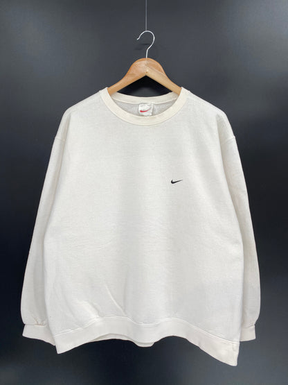 90’s NIKE Mini Swoosh Made in USA Size XL Vintage Sweat-shirt / 7946