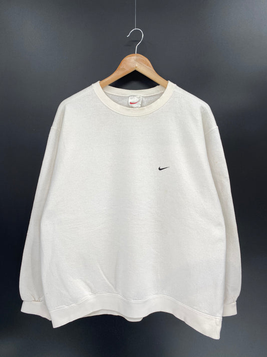 90’s NIKE Mini Swoosh Made in USA Size XL Vintage Sweat-shirt / 7946
