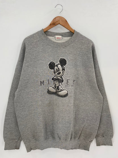 00' DISNEY MICKEY Made in USA Size XL Vintage Sweat-shirt / E3554S