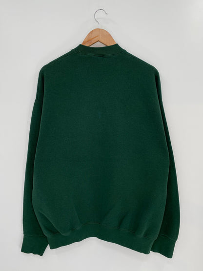 90's AIR embroidered Size XL Vintage Sweat-shirt / 8221