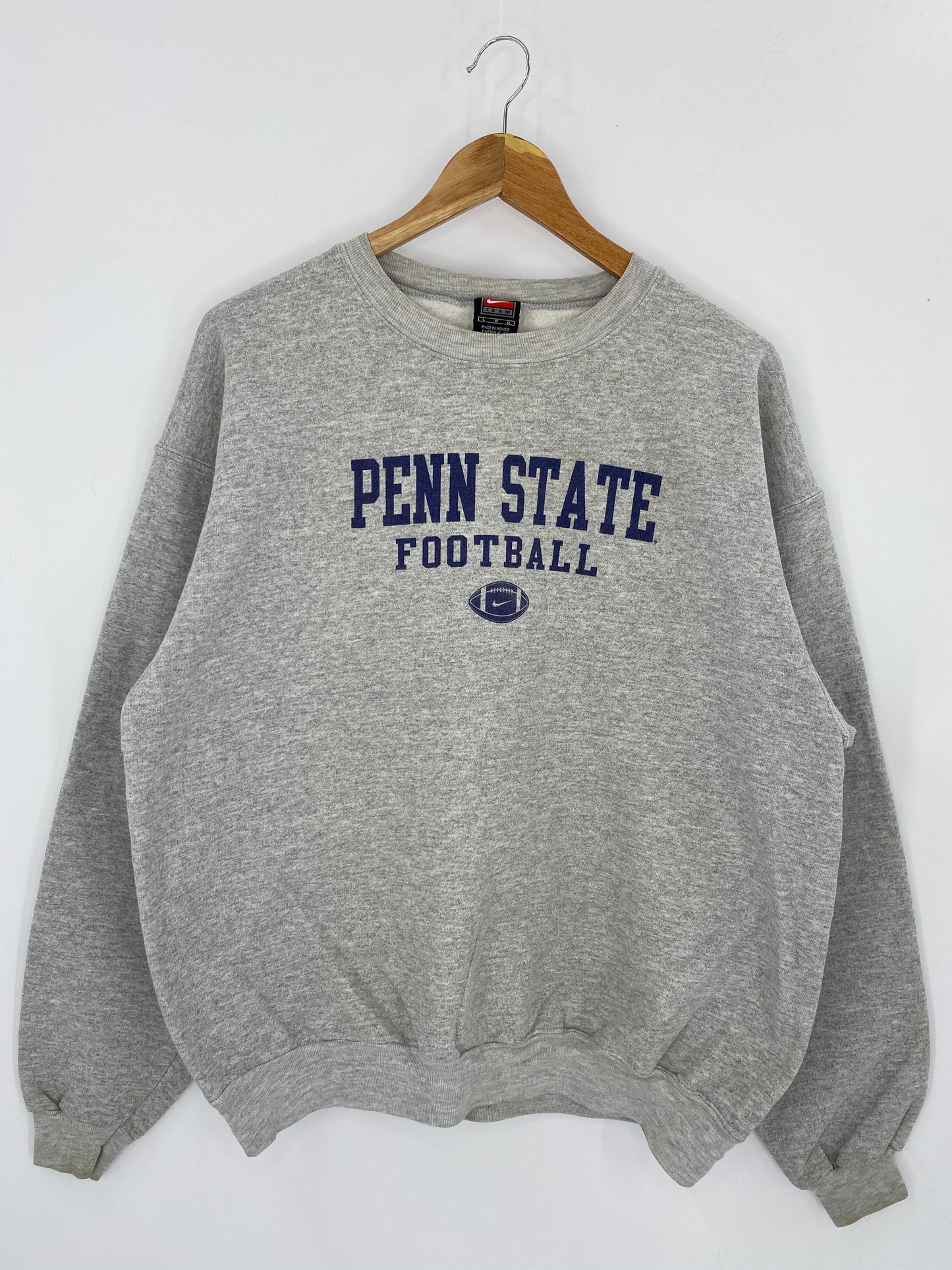 90’s NIKE PENN STATE FOOTBALL Size L Vintage Sweat-shirt / 7933