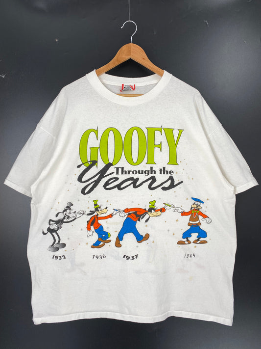 90’s DISNEY GOOFY Made in USA Size L Vintage T-Shirts / K3966