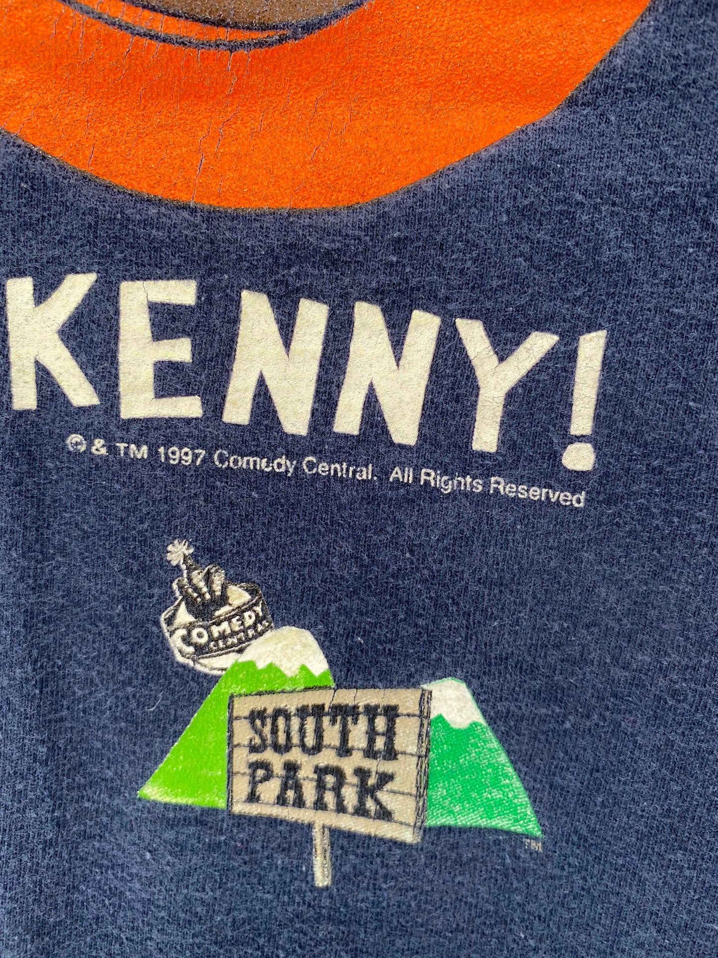 1997 SOUTH PARK Size L Vintage T-Shirts / A559