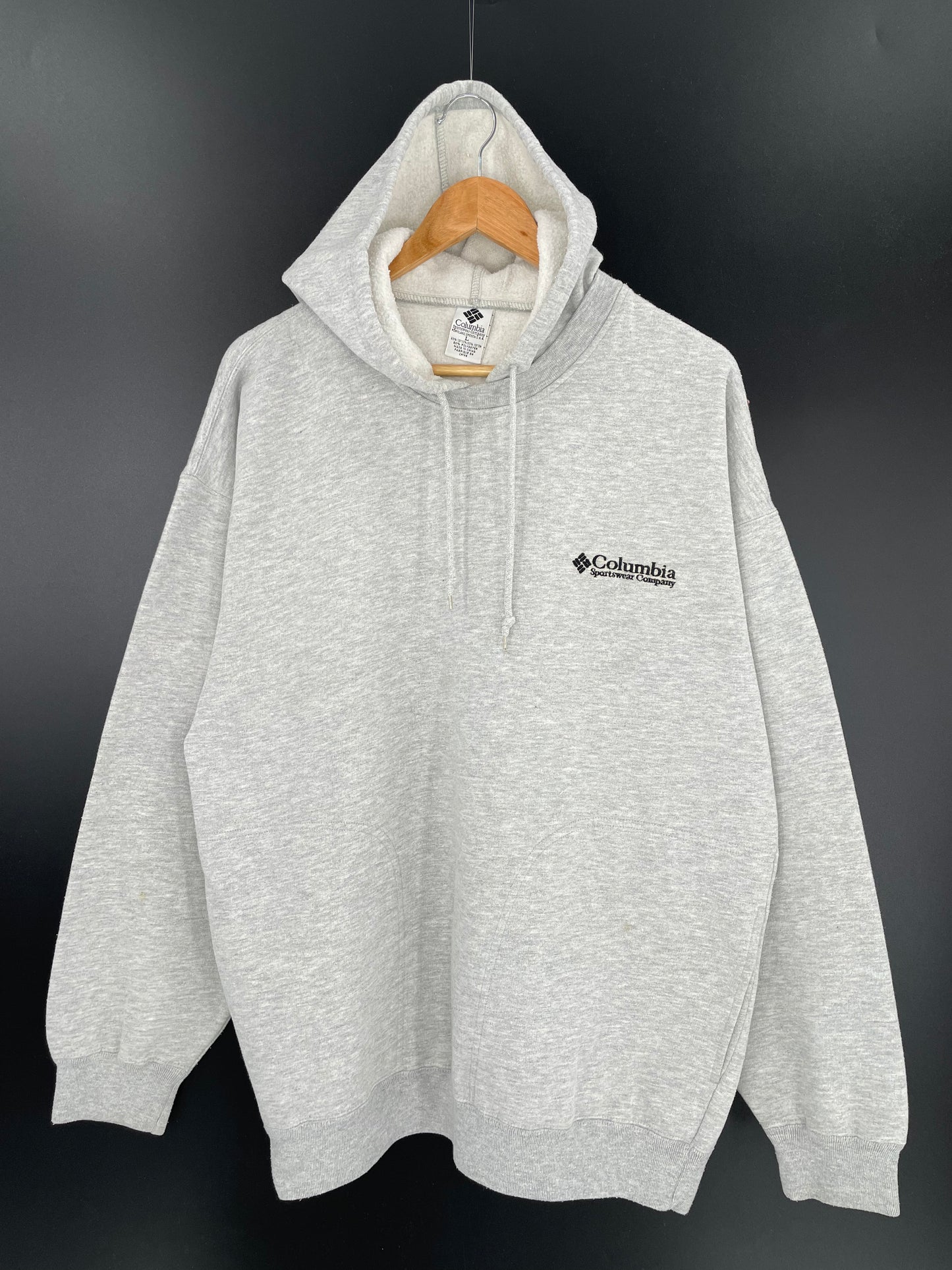 VINTAGE COLUMBIA Size L Hoodie Sweat-shirt  / 9671