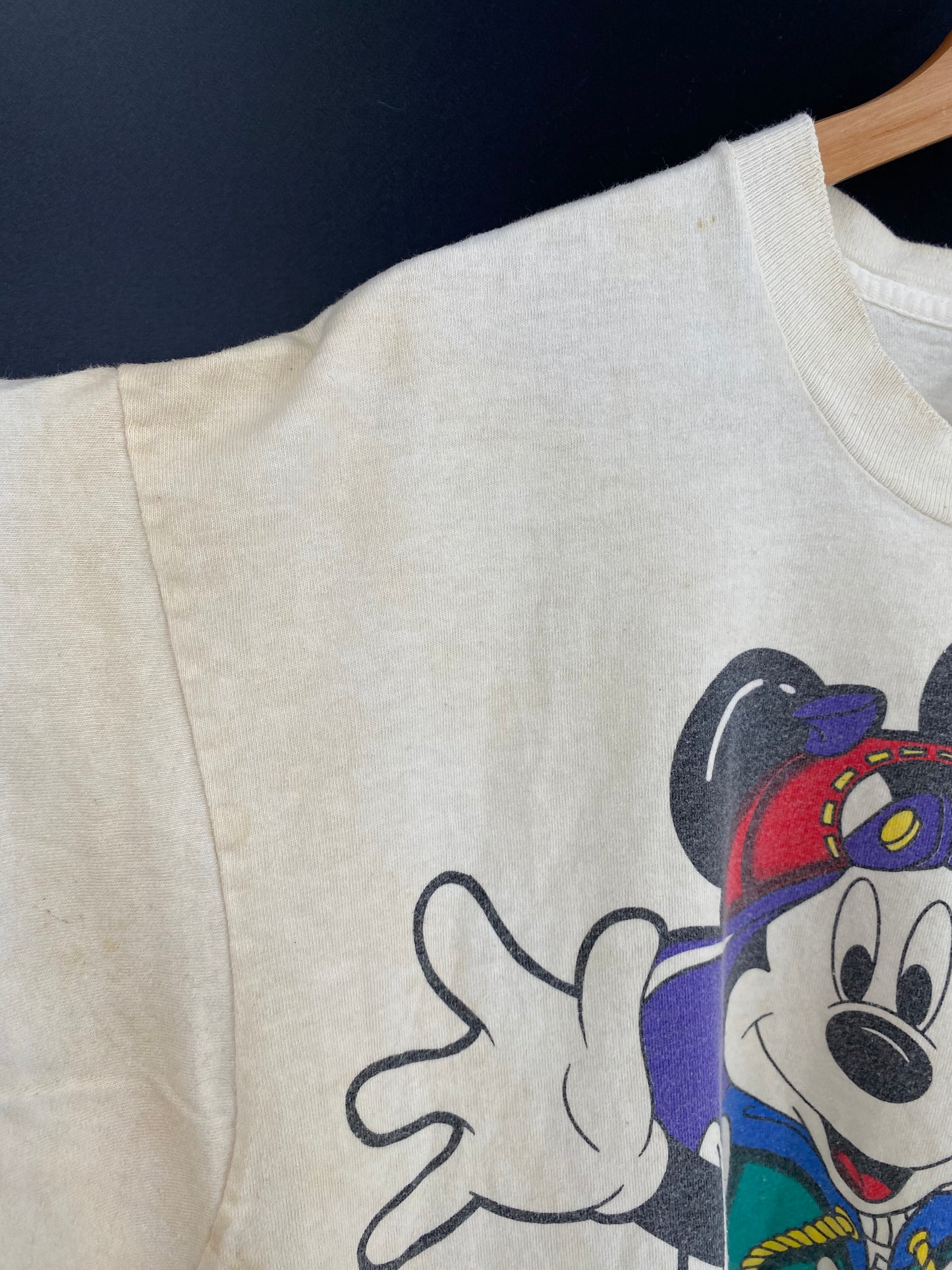 90’s DISNEY MICKEY AND MINNIE Made in USA Size One Size (Approx.L) Vintage T-Shirt / 9091
