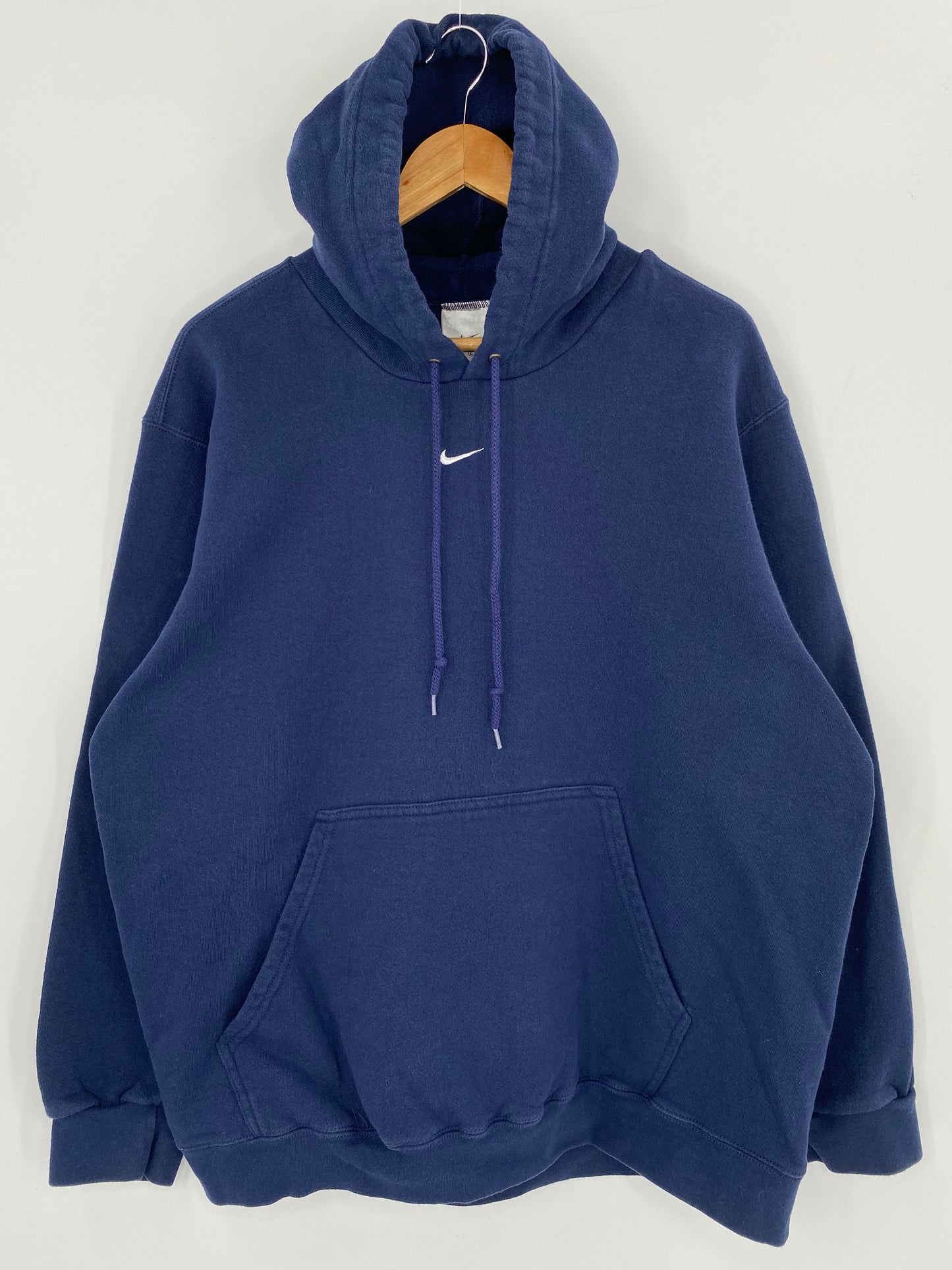 90’s NIKE CENTER SWOOSH Size L Vintage Hoodie Sweat shirt / 9691