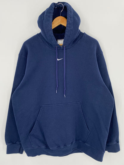 90’s NIKE CENTER SWOOSH Size L Vintage Hoodie Sweat shirt / 9691