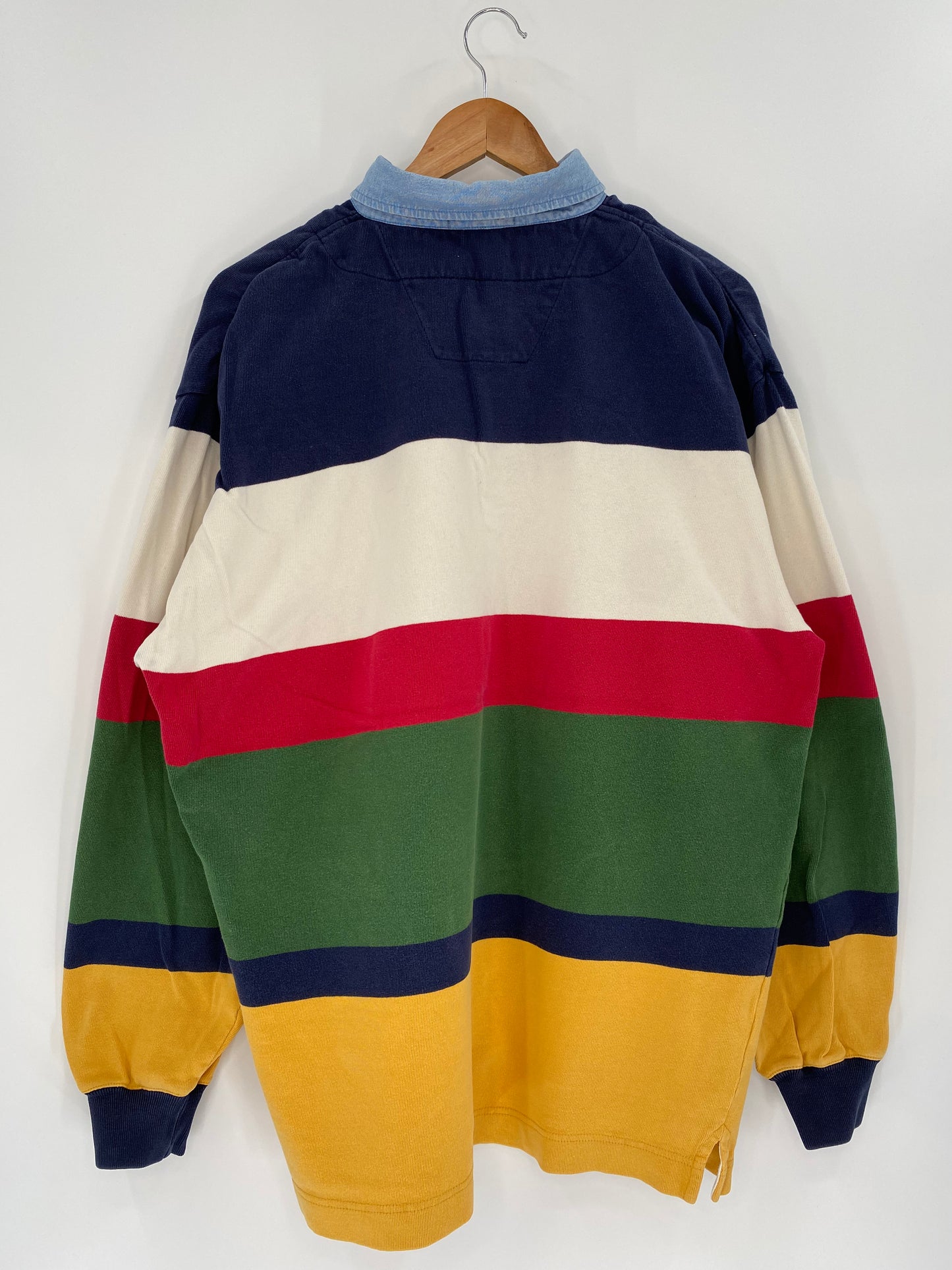 90’s NAUTICA Size XL  Rugby-Shirt / k926