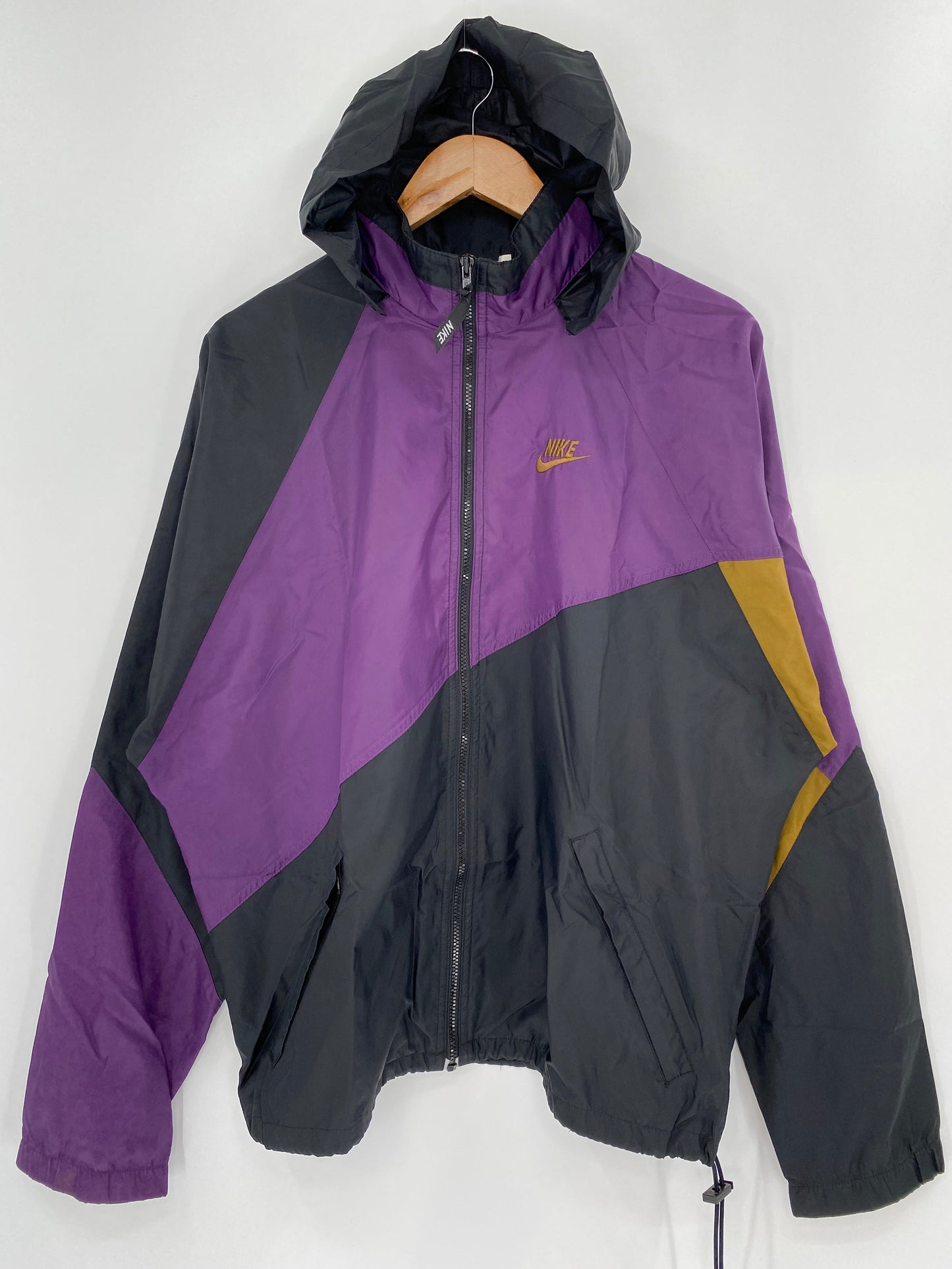 90's NIKE Silver Tag Size L Vintage Nylon Jacket / E1619N