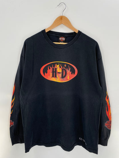 90’s HARLEY DAVIDSON Made in USA Size XL Vintage T-Shirt / K3177