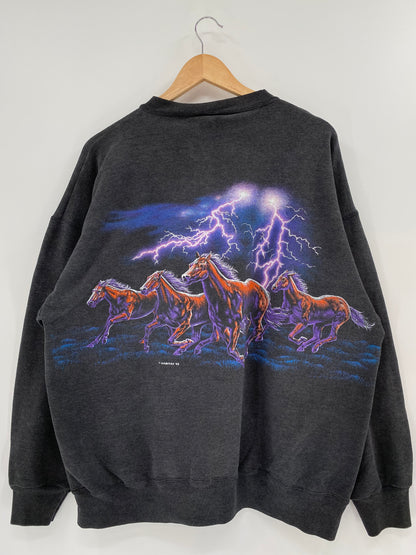1992' CHINCOTEAGUE ILAND Made in USA Size XXL Vintage Sweat-Shirts / k1422
