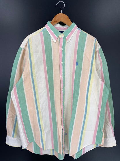 90's POLO RALPH LAUREN Size XL Vintage Long Sleeve Shirt /k66
