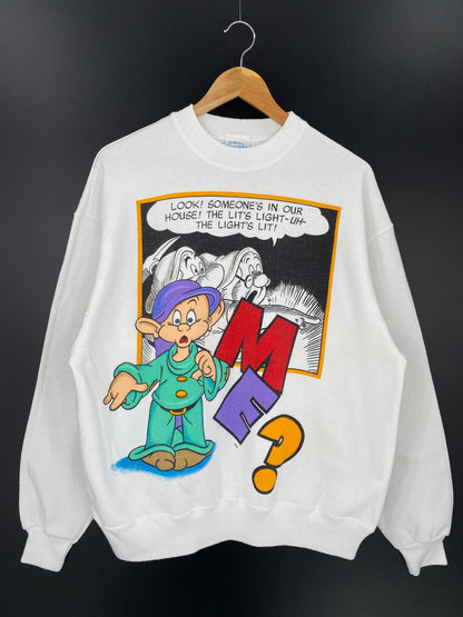 90's DISNEY SNOW WHITE Made in USA Size One Size (Approx. L) Vintage Sweat-shirt / K8708
