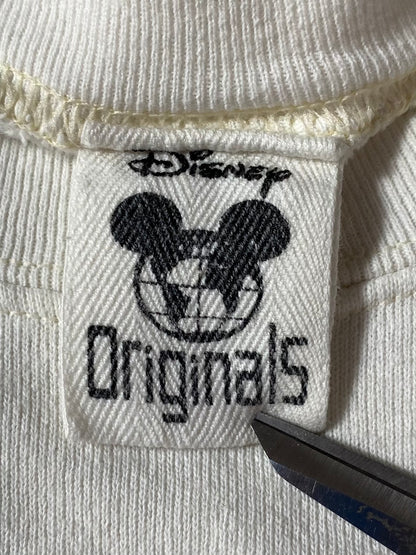 90's DISNEY DISCOVER IT’S A SMALL WORLD Made in USA Size S/M Vintage Sweat-shirt / 8409