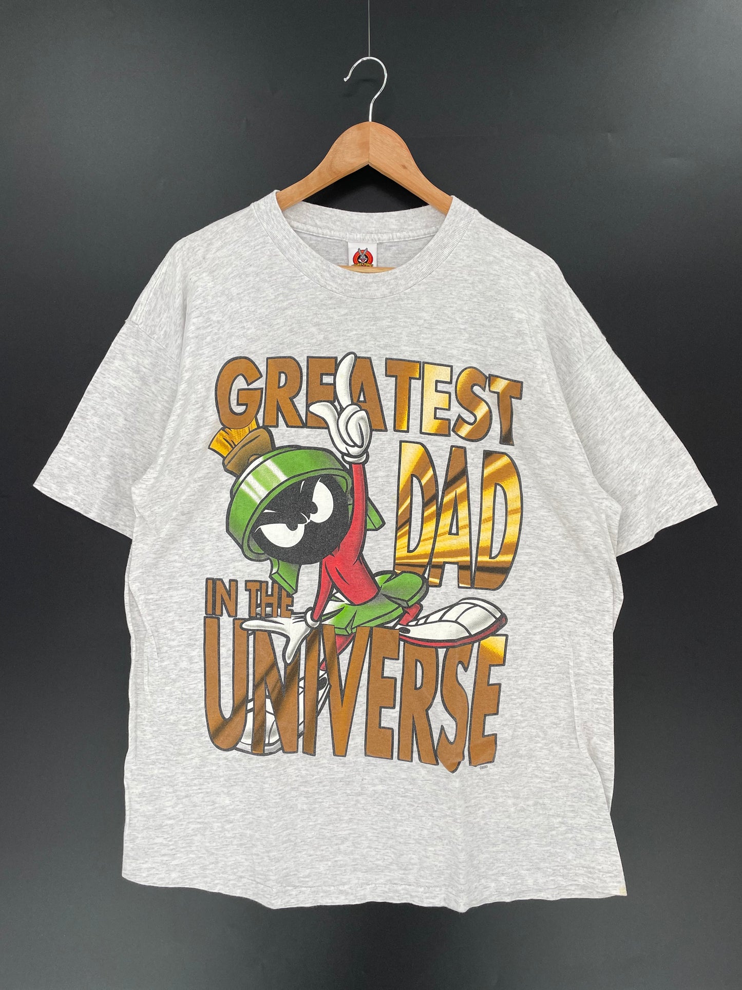 1996 LOONEY TUNES MARVIN Made in USA Size XL Vintage T-Shirts / 9882