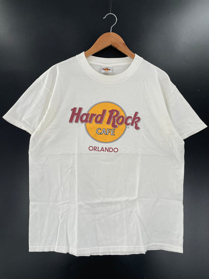 90’s HARD ROCK CAFE ORLANDO MADE IN USA Size L Vintage T-Shirts / K3453