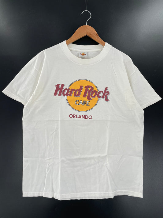 90’s HARD ROCK CAFE ORLANDO MADE IN USA Size L Vintage T-Shirts / K3453