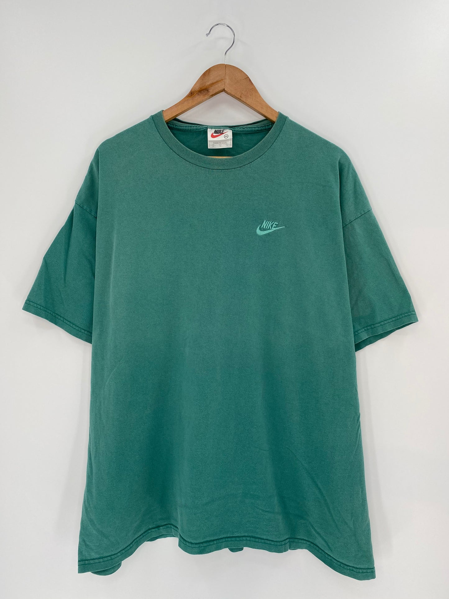 90’s NIKE Mini Swoosh Made in USA Size XXL Vintage T-shirt / 8695