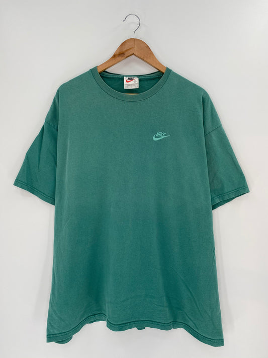 90’s NIKE Mini Swoosh Made in USA Size XXL Vintage T-shirt / 8695