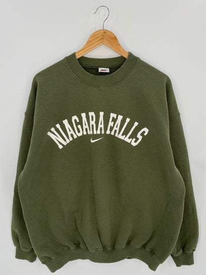 90's NIKE NIAGARA FALLS Size XL Vintage Sweat-shirt / 6861