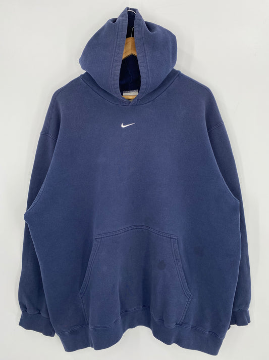 90’s NIKE CENTER SWOOSH Size XL Vintage Hoodie Sweat shirt / 9692
