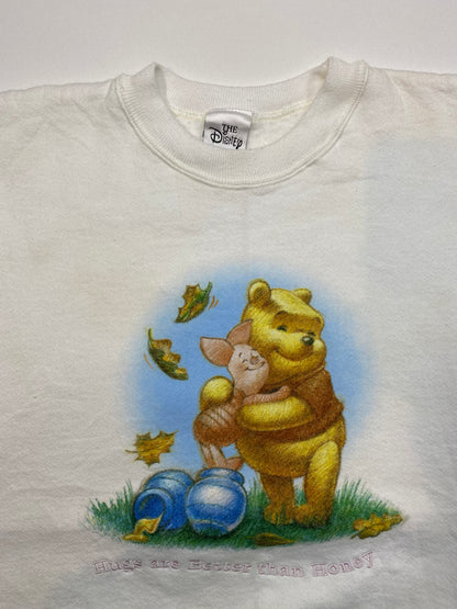 00’ Disney Pooh Made in USA Size S/M Vintage Sweat-Shirt / 5421