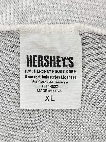 90’s HERSHEY’S Made in USA Size XL Vintage T-shirt / A9134