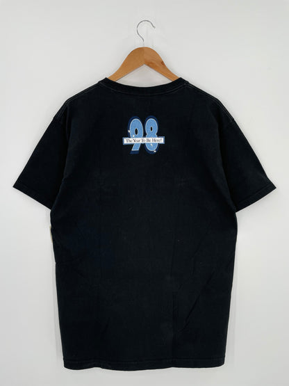 1998 WALT DISNEY WORLD MICKEY Made in USA Vintage T-Shirts / E809