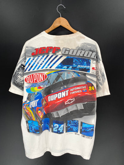 2004 JEFF GORDON Size L Vintage Racing T-Shirt / 9124