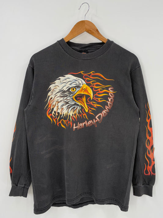 90’s HARLEY DAVIDSON Made in USA Size M Long sleeve T-shirt / K3611