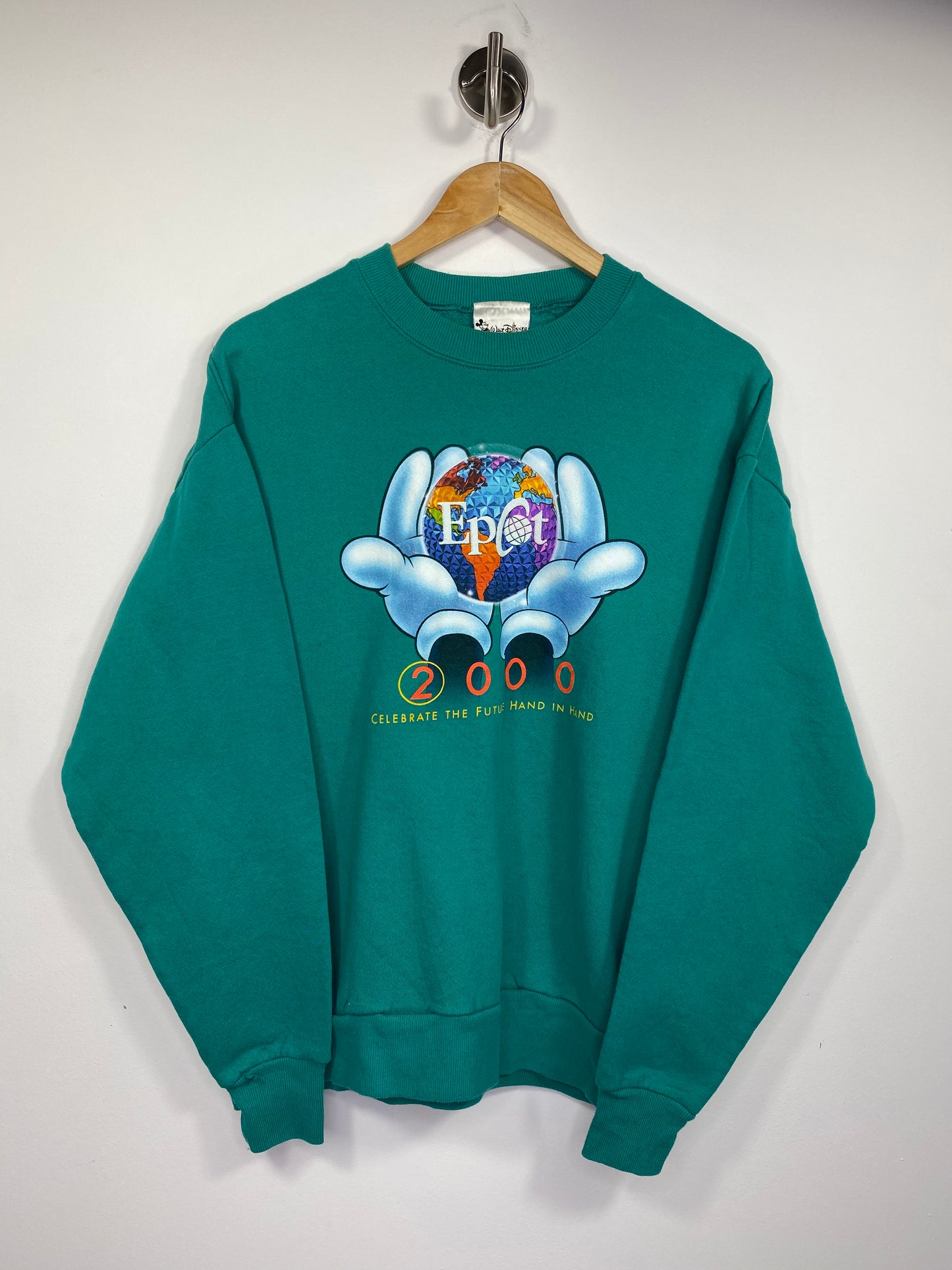 2000 Disney Epcot Made in USA Size L Vintage Sweat-Shirt / 5232