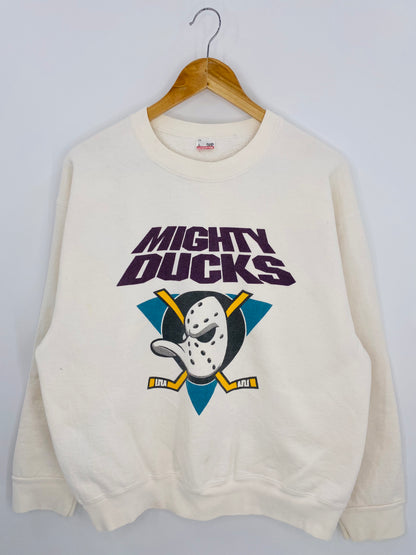 90’s MIGHTY DUCKS Made in USA Size L Vintage Sweat-shirt / 7003