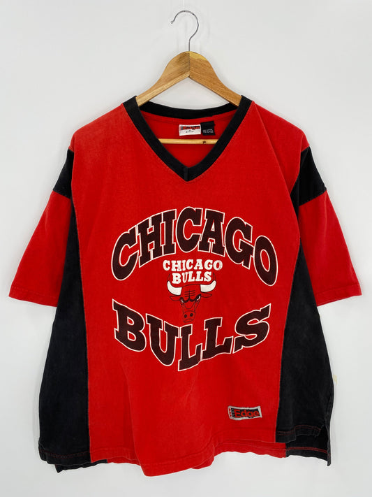 1997 CHICAGO BULLS Size XL Vintage NBA T-Shirt /K7437