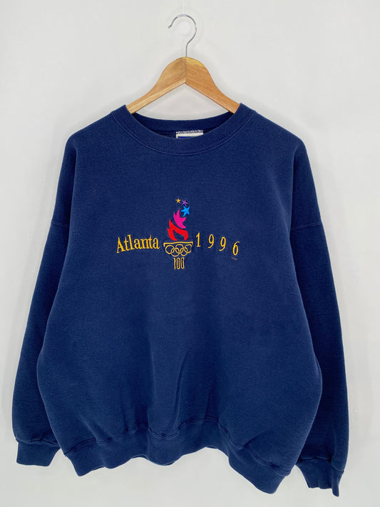 1996 ATLANTA OLYMPIC Size XL Vintage Sweat-shirt / 7378