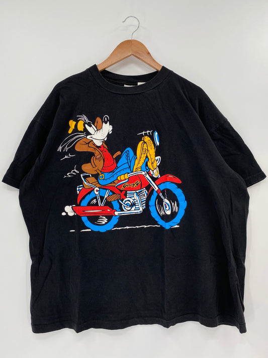 90’s DISNEY GOOFY Size Approx.XL Vintage T-Shirt / K1454