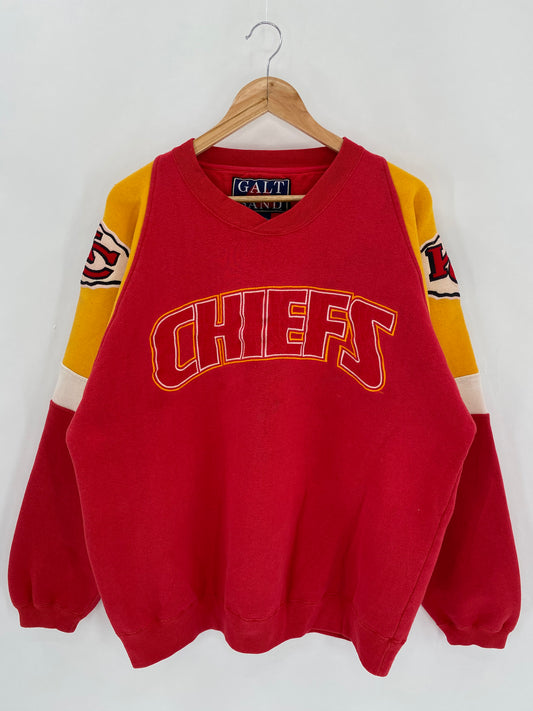 90’s Kansas City Chiefs Size L Vintage NFL Sweat-Shirt  / 6440