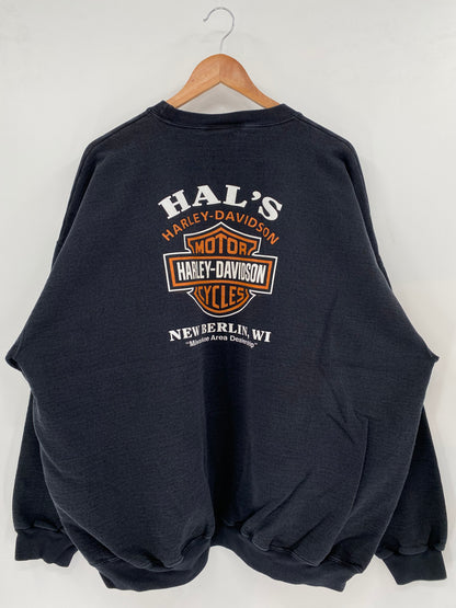 2008 HARLEY DAVIDSON Size XXL Vintage Sweat-shirt / K3529