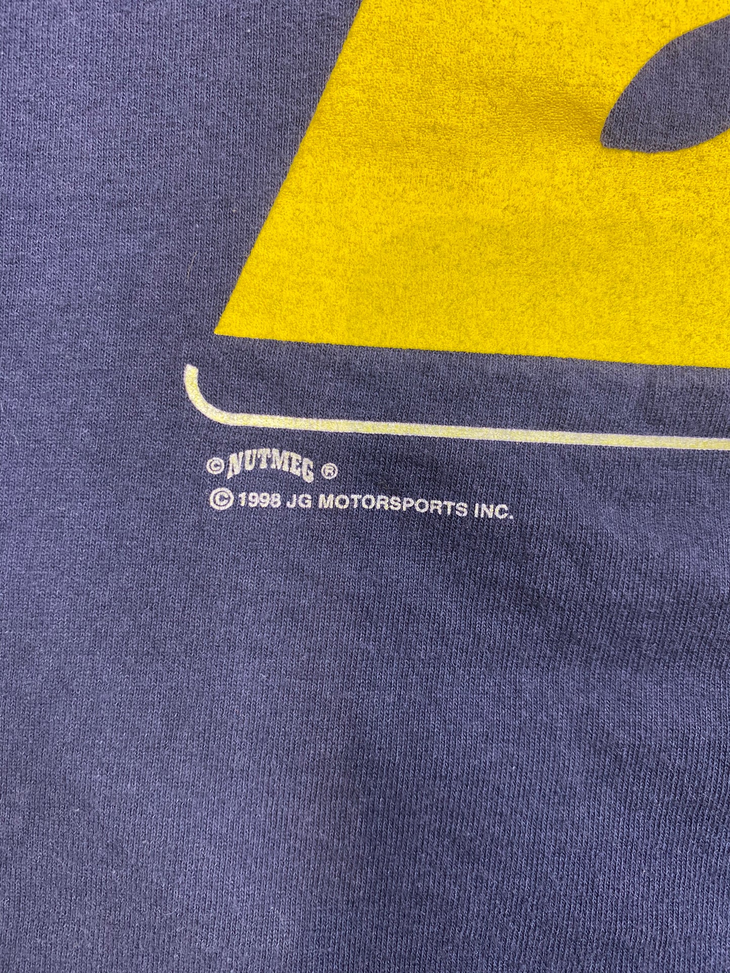 1998 DU PONT Size XL Vintage Racing T-Shirt / 5376