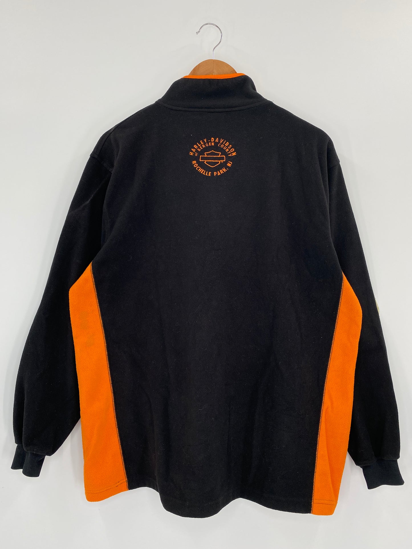 Vintage HARLEY DAVIDSON Approx. Size XL Half Zip Sweat-shirt / K3975